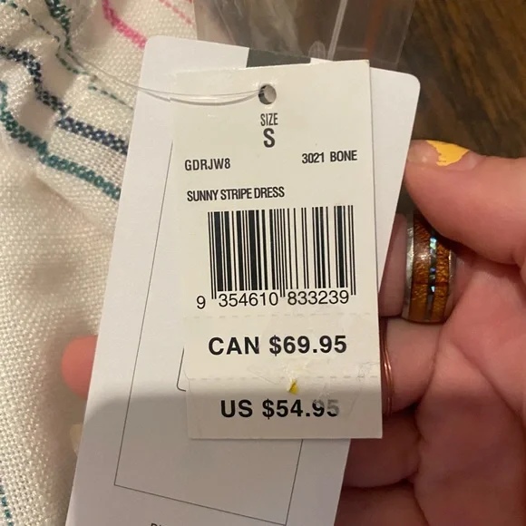 NWT Ripcurl striped dress - Picture 5 of 6